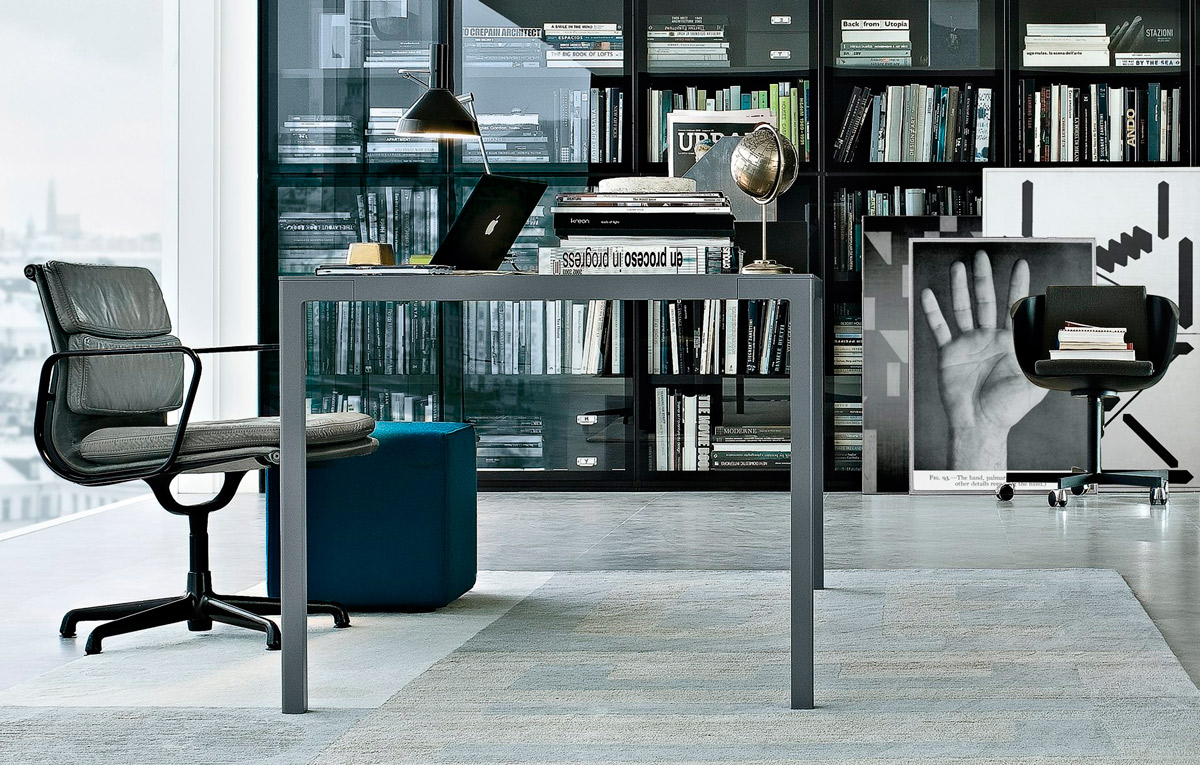 Столы для офиса премиум-класса от итальянского бренда Poliform