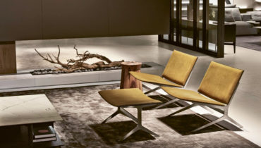 Элегантное кресло Poliform Kay Lounge в современном стиле