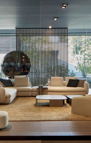 Роскошный модульный диван Saint-Germain от бренда Poliform