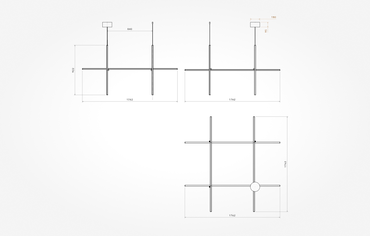 Освещение подвесное Flos Coordinates