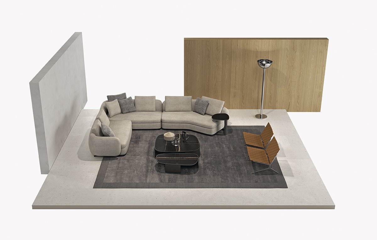 Итальянский диван, дизайнерский диван, угловой диван купить, диван Poliform Saint-Germain, диваны Италия