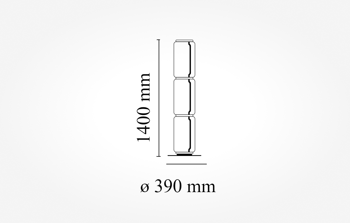 Торшер Flos Noctambule Cylinder