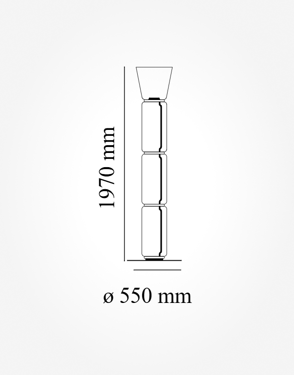 Торшер Flos Noctambule Cylinder Cone