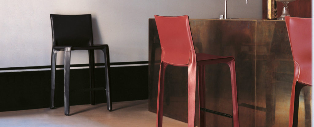 Кожаные стулья Cab, кожаные кресла Cab, кресла и стулья купить, Марио Беллини