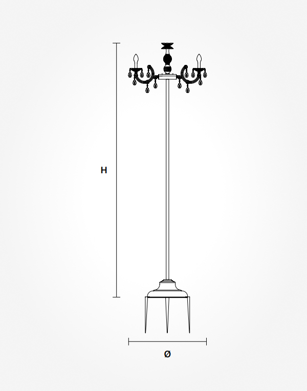 Торшер Masiero Drylight STL