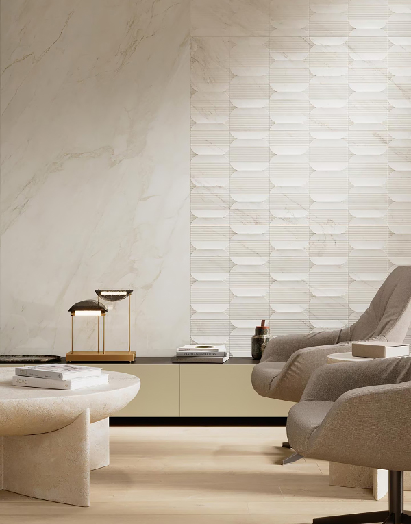 Керамогранит крупноформатный Porcelanosa XLight Glem White