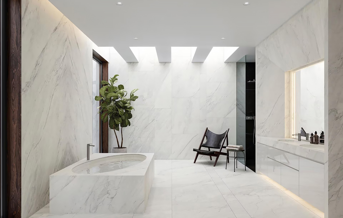 Керамогранит крупноформатный Porcelanosa XLight Glem White