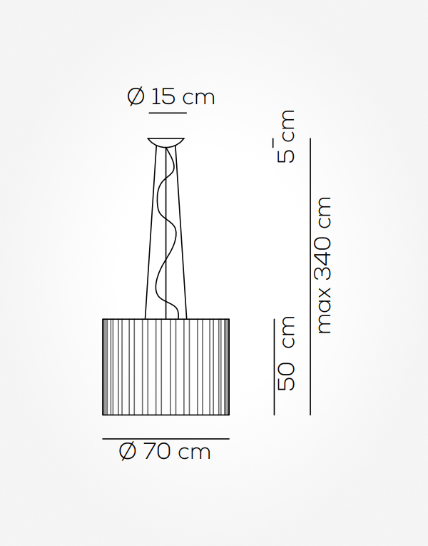 подвесной светильник Axolight Skirt