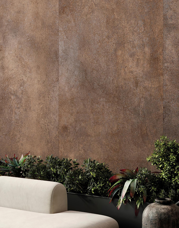 Керамогранит под металл Porcelanosa XLight Oxide Brown из Испании