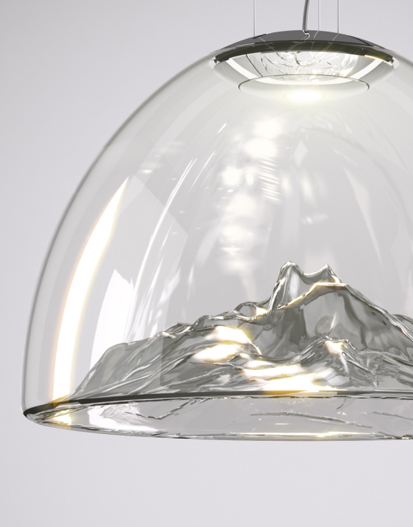 Подвесной дизайнерский светильник Mountain View от Axolight